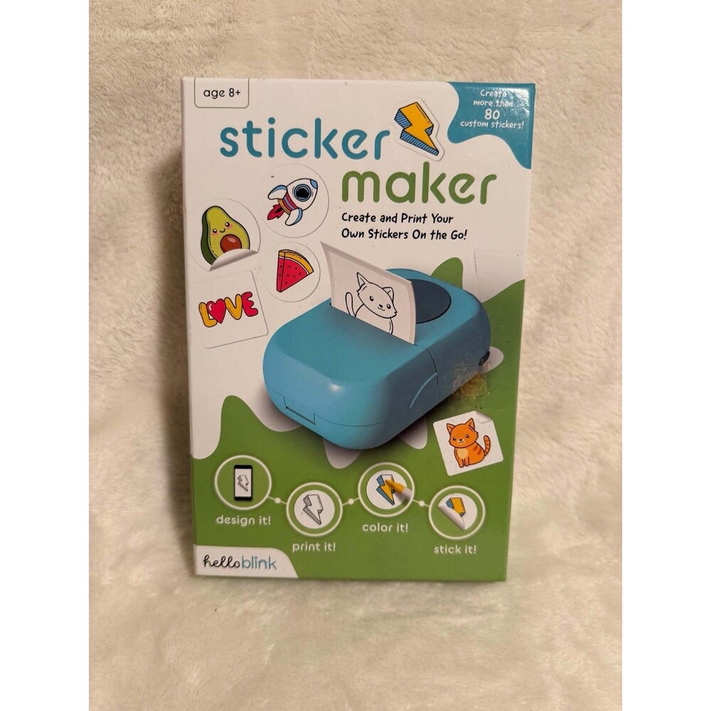 Ceaco Hello Blink Sticker Maker Bluetooth Mini Thermal Sticker Printer New - Picture 3 of 5